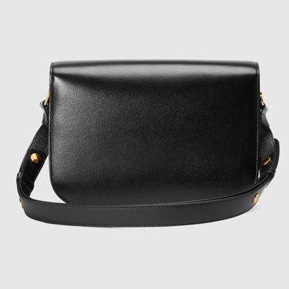 Gucci 1995 Horsebit Shoulder Bag Black