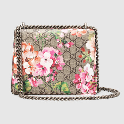 Gucci Blooms Dionysus GG Supreme Mini Bag Beige Red