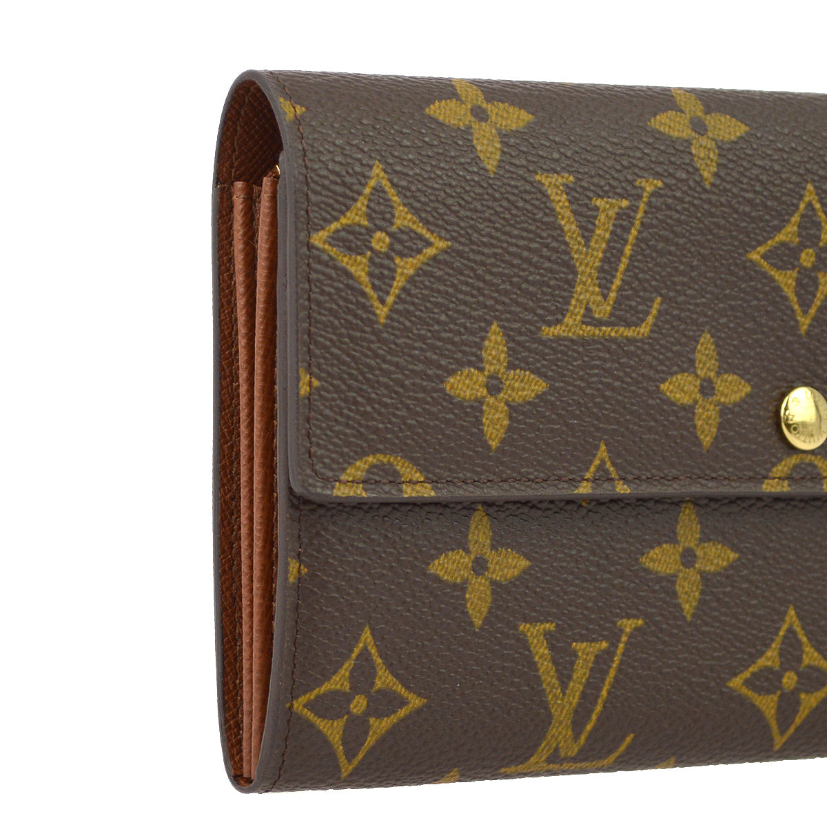 Louis Vuitton 2002 Monogram Porte Monnaie Credit Wallet M61725