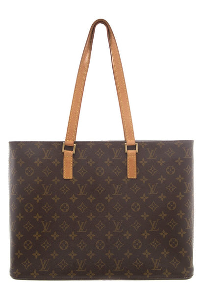 Louis Vuitton 2001 Brown Luco Monogram Canvas Handbag