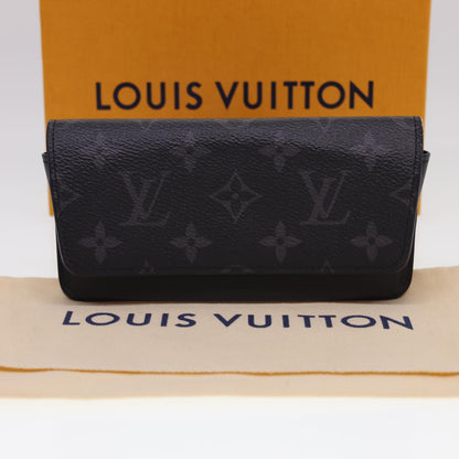 LOUIS VUITTON Eclipse Etui Lunette Woody Glasses Case GI0296 LV Auth 40003