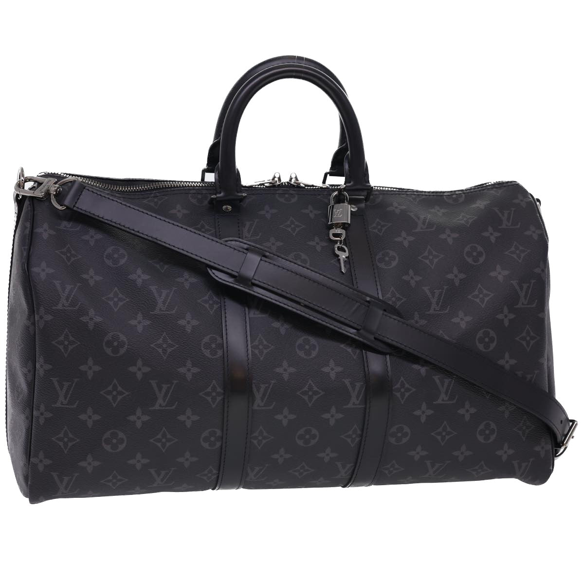 LOUIS VUITTON Eclipse Keepall Bandouliere 45 Boston Bag M43278 LV  40033A