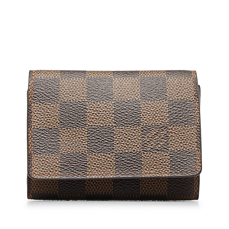 Louis Vuitton Damière Amvélop Culture Du Visit Cardcase N62920 Eve Brown PVC Leather Ladies Louis Vuitton