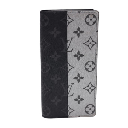 LOUIS VUITTON Eclipse Split Portefeuille Braza Long Wallet M63027 LV Auth 40074A