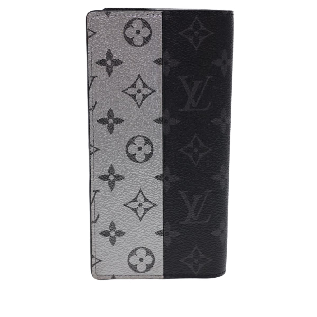 LOUIS VUITTON Eclipse Split Portefeuille Braza Long Wallet M63027 LV Auth 40074A