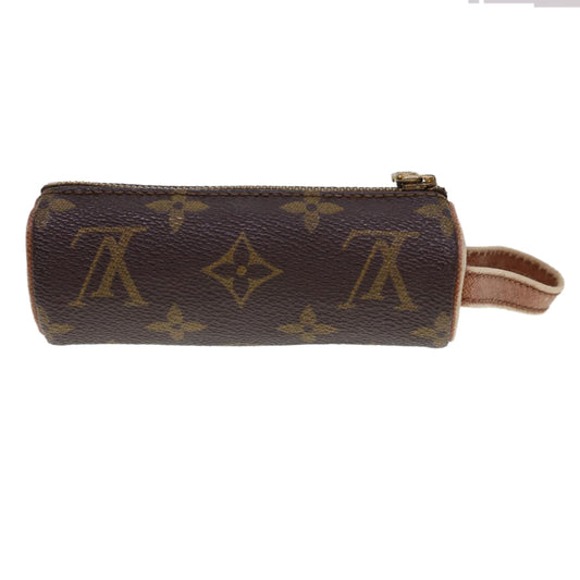 Louis Vuitton  Monogram Etui 3 Ball de Golf Pouch M58249 LV Auth 40118