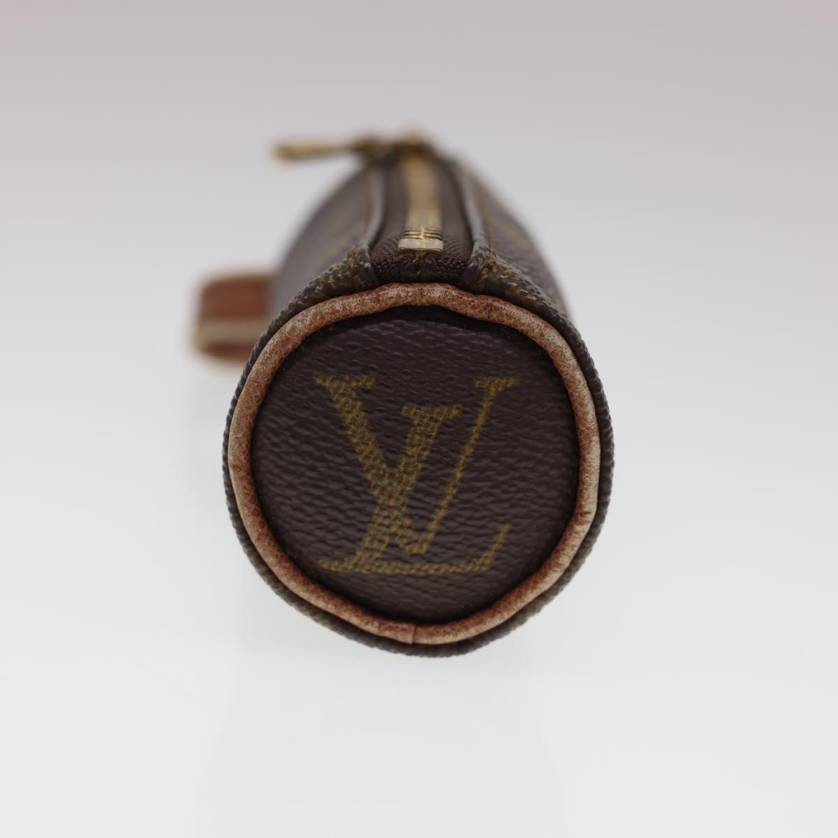 Louis Vuitton  Monogram Etui 3 Ball de Golf Pouch M58249 LV Auth 40118