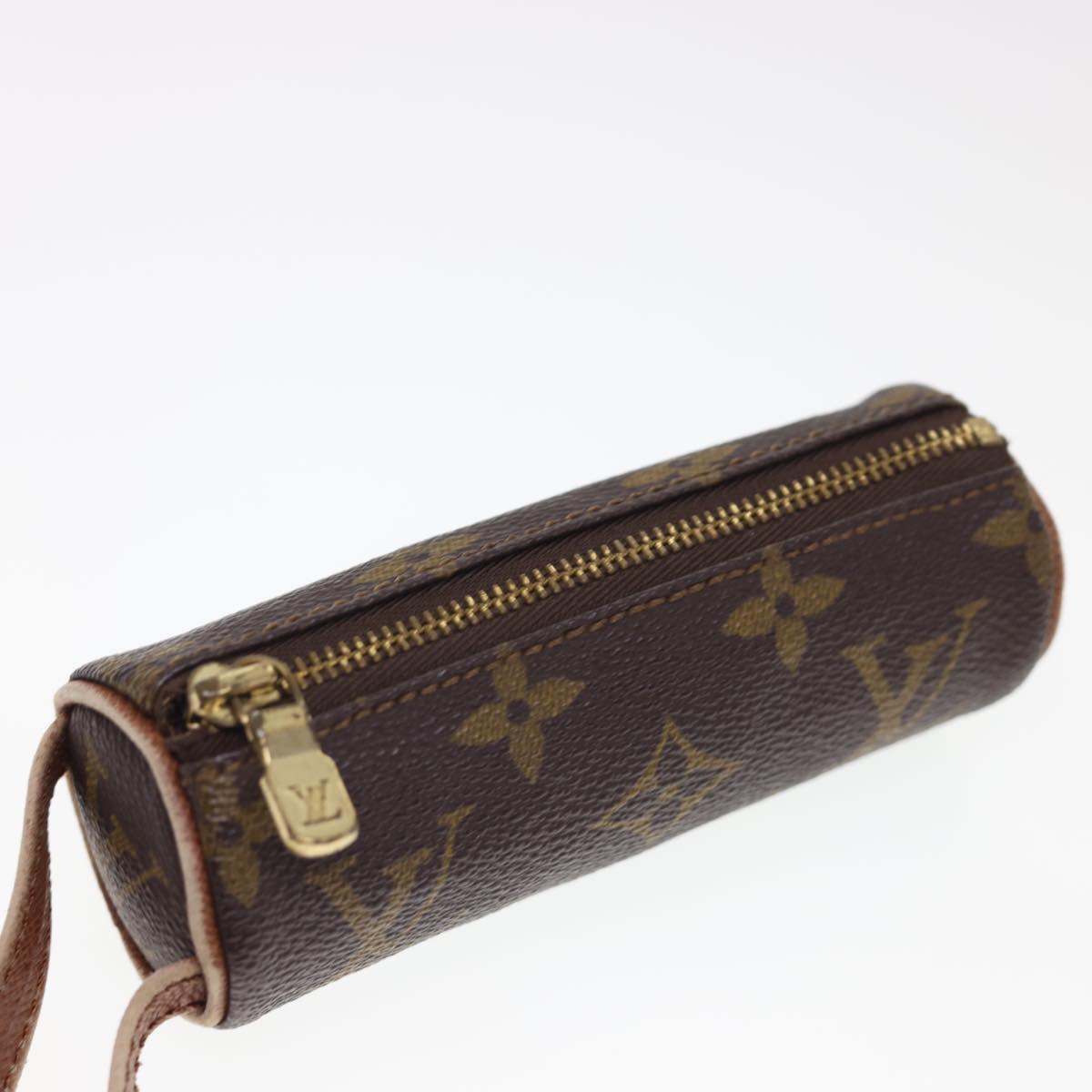 Louis Vuitton  Monogram Etui 3 Ball de Golf Pouch M58249 LV Auth 40118