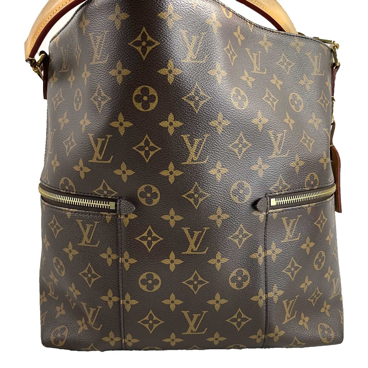 LOUIS VUITTON Melie Monogram Canvas Top Handle shoulder Strap Crossbody bag