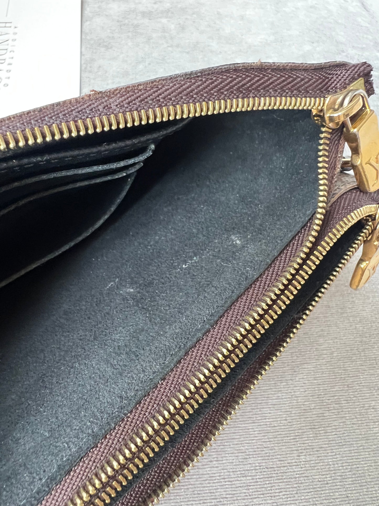 Louis Vuitton Double Zip Pochette Monogram (RRP £1150)