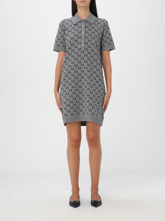 Gucci Dress Woman Grey Woman