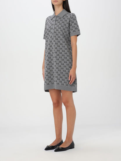 Gucci Dress Woman Grey Woman