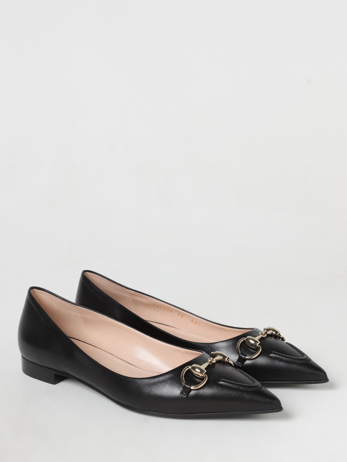 Gucci Ballet Flats Woman Black Woman