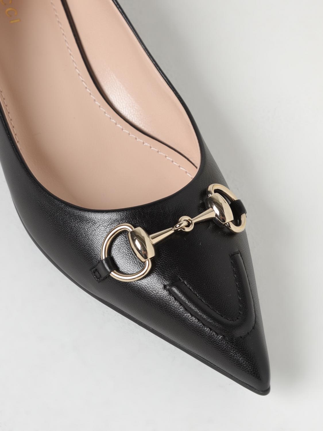 Gucci Ballet Flats Woman Black Woman