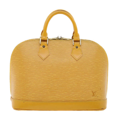 LOUIS VUITTON Epi Alma Hand Bag Tassili Yellow M52149 LV Auth 42303