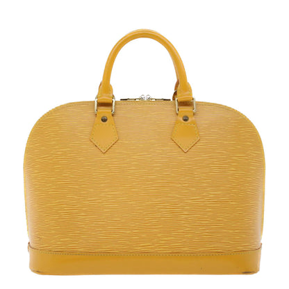 LOUIS VUITTON Epi Alma Hand Bag Tassili Yellow M52149 LV Auth 42303