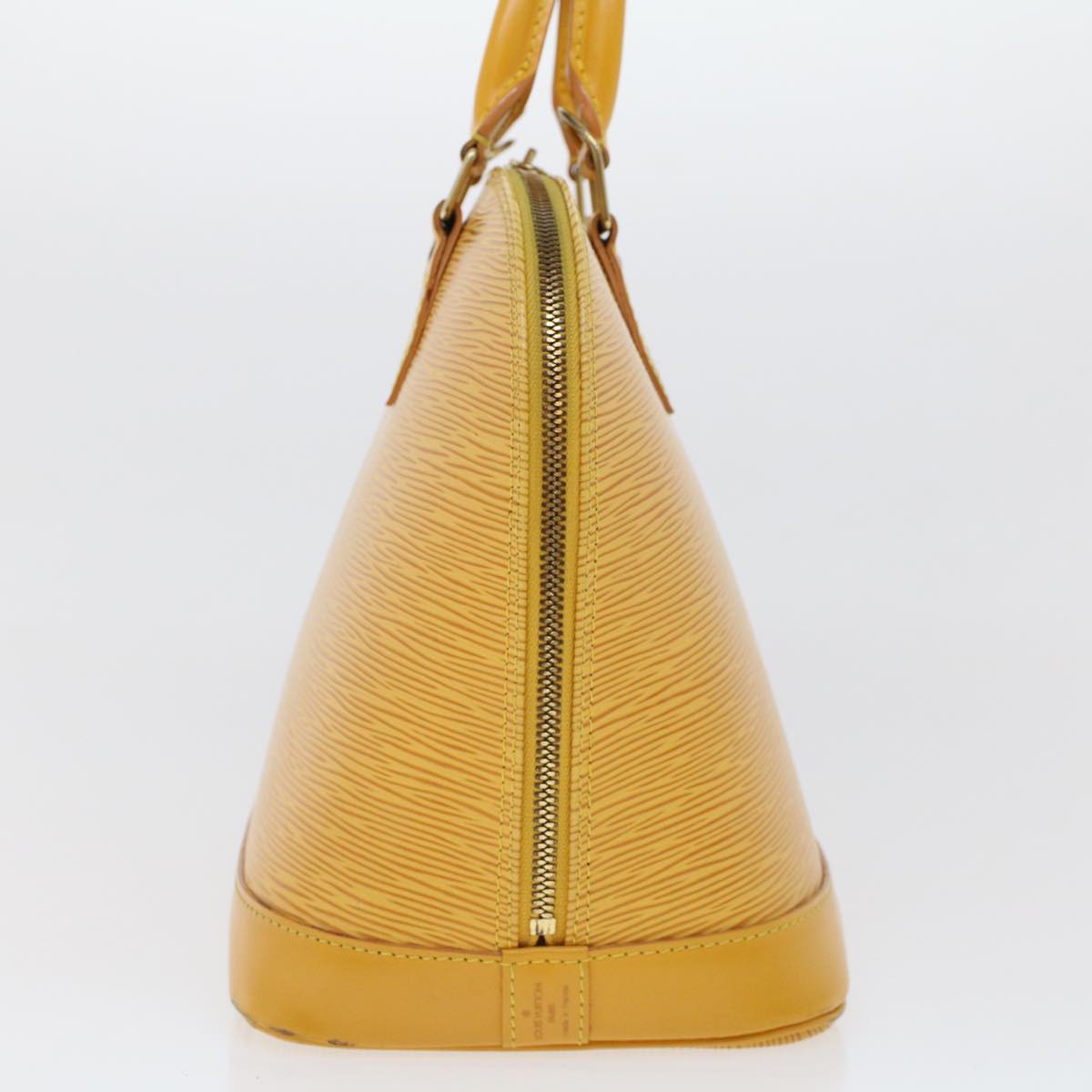 LOUIS VUITTON Epi Alma Hand Bag Tassili Yellow M52149 LV Auth 42303