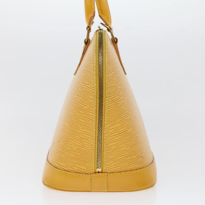 LOUIS VUITTON Epi Alma Hand Bag Tassili Yellow M52149 LV Auth 42303