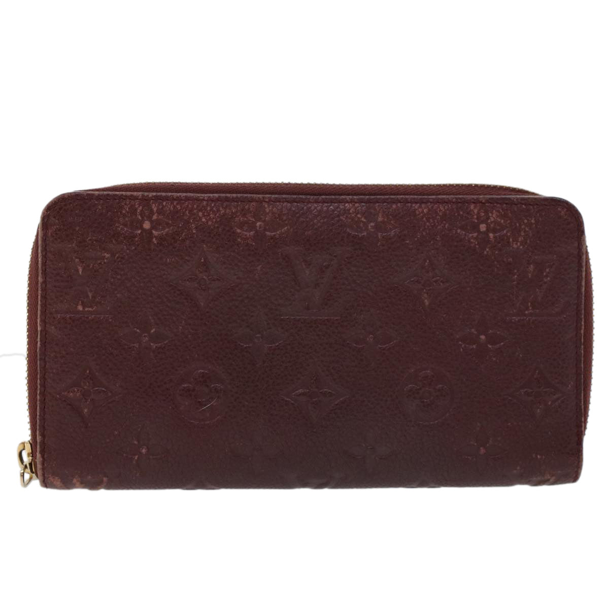 LOUIS VUITTON Empreinte Portefeuille Secret Ron Wallet Wine Red M60359 LV 43354