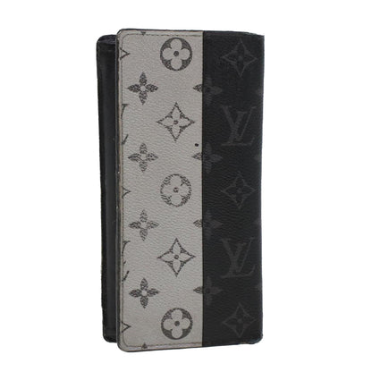 LOUIS VUITTON Eclipse Split Portefeuille Braza Long Wallet M63027 LV Auth 44110