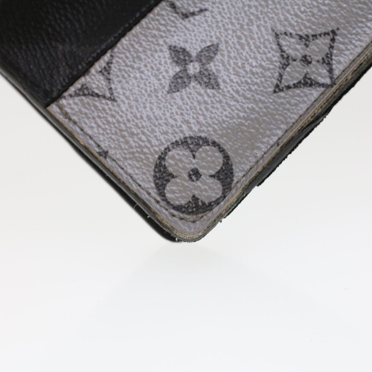 LOUIS VUITTON Eclipse Split Portefeuille Braza Long Wallet M63027 LV Auth 44110