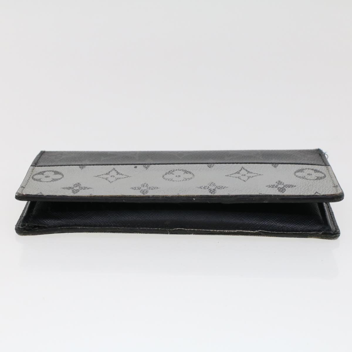 LOUIS VUITTON Eclipse Split Portefeuille Braza Long Wallet M63027 LV Auth 44110