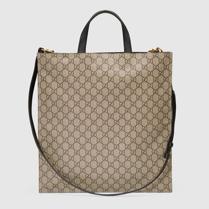 Gucci Bee Print Soft GG Supreme Tote