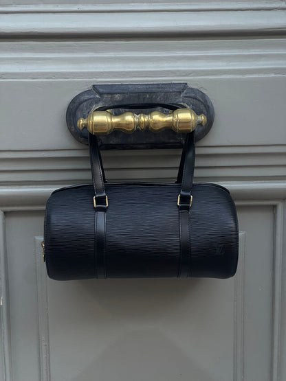 Louis Vuitton - Sac Soufflot cuir épi noir