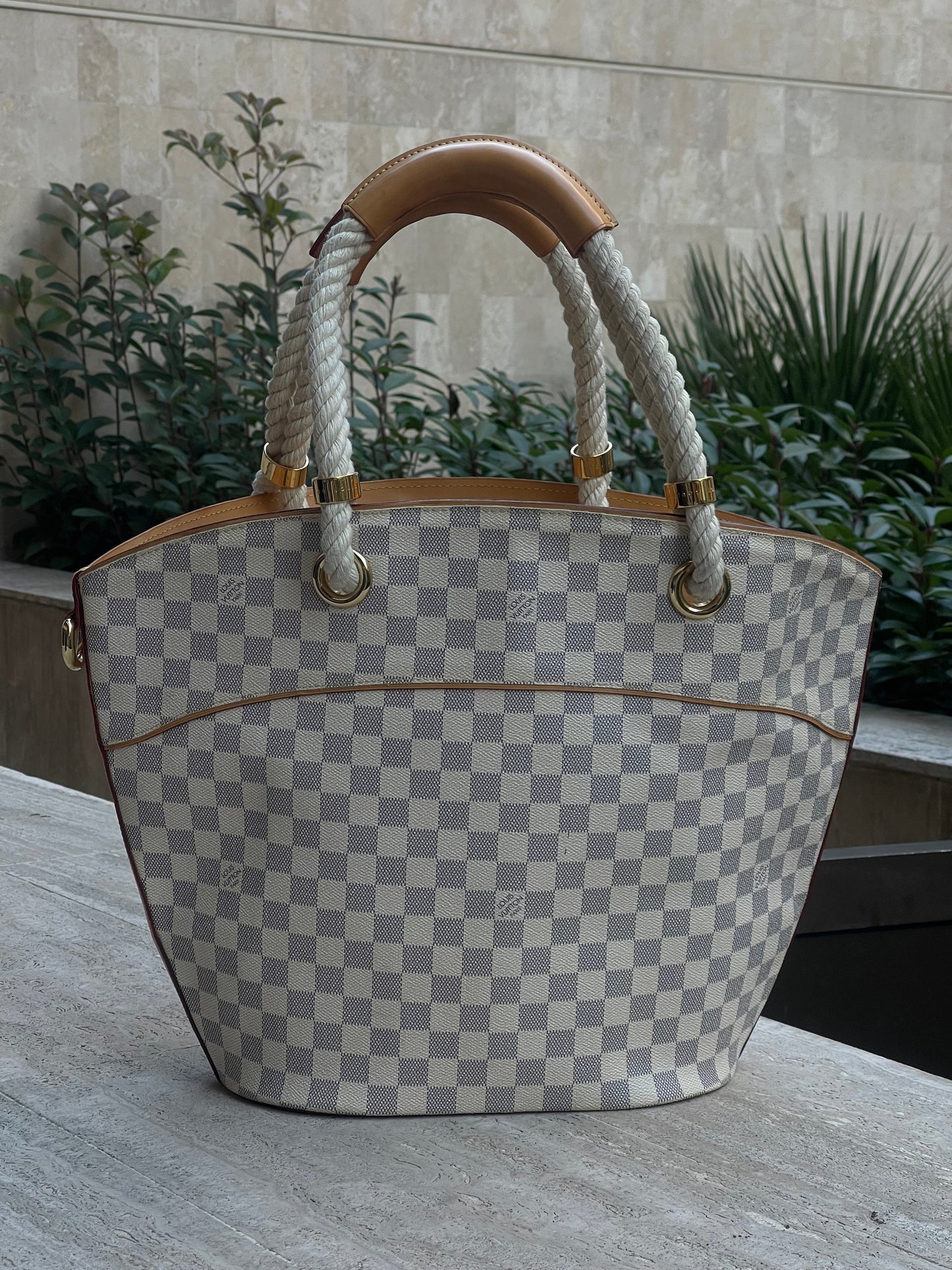 Louis Vuitton - sac pampelonne damier azur