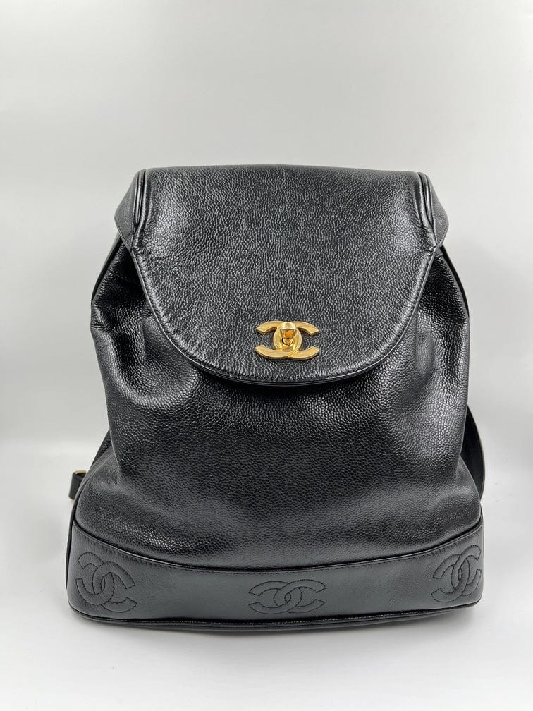 Vintage Chanel Caviar Backpack