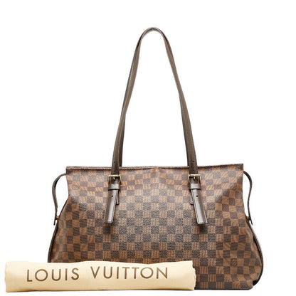 Louis Vuitton Damiere Chelsea Toast Bag N51119 Brown PVC Leather Ladies Louis Vuitton