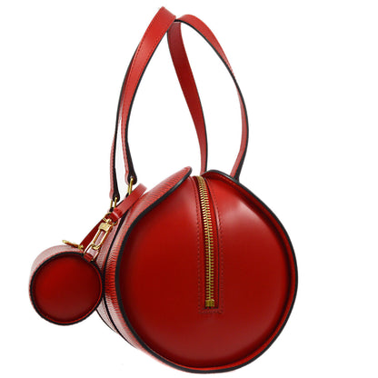 Louis Vuitton 2002 Red Epi Soufflot Handbag M52227