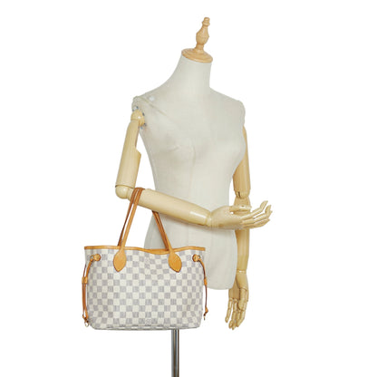 Louis Vuitton  Damier Azur Neverfull PM White