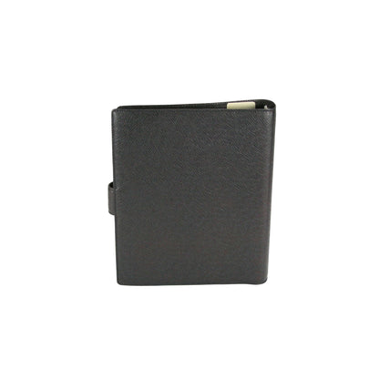 Louis Vuitton  Filofax Black Taiga Leather