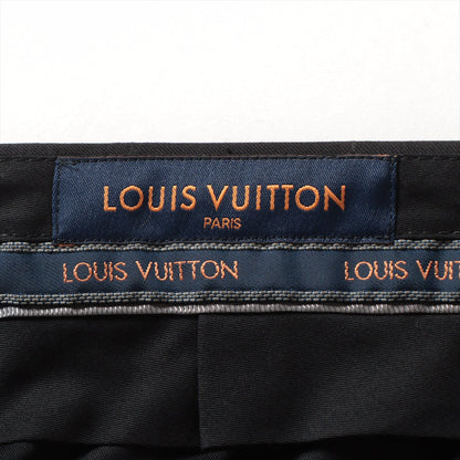 Louis Vuitton 21AW Wool Slack 44 Mens Black Monogram  RM212F