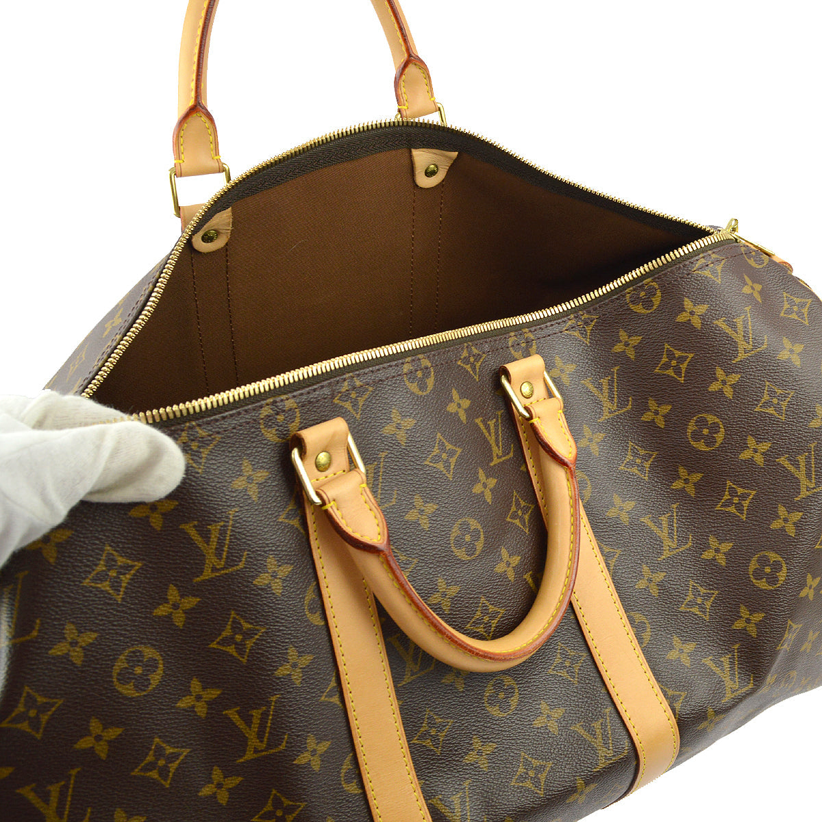 Louis Vuitton 2003 Monogram Keepall 50 Duffle Travel Handbag M41426