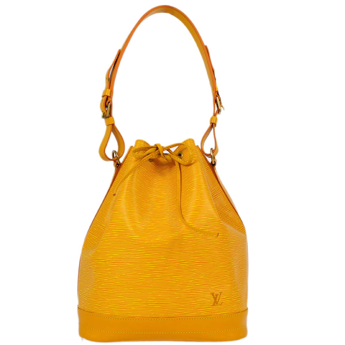 Louis Vuitton 1995 Yellow Epi Noe Bucket Drawstring Bag M44009