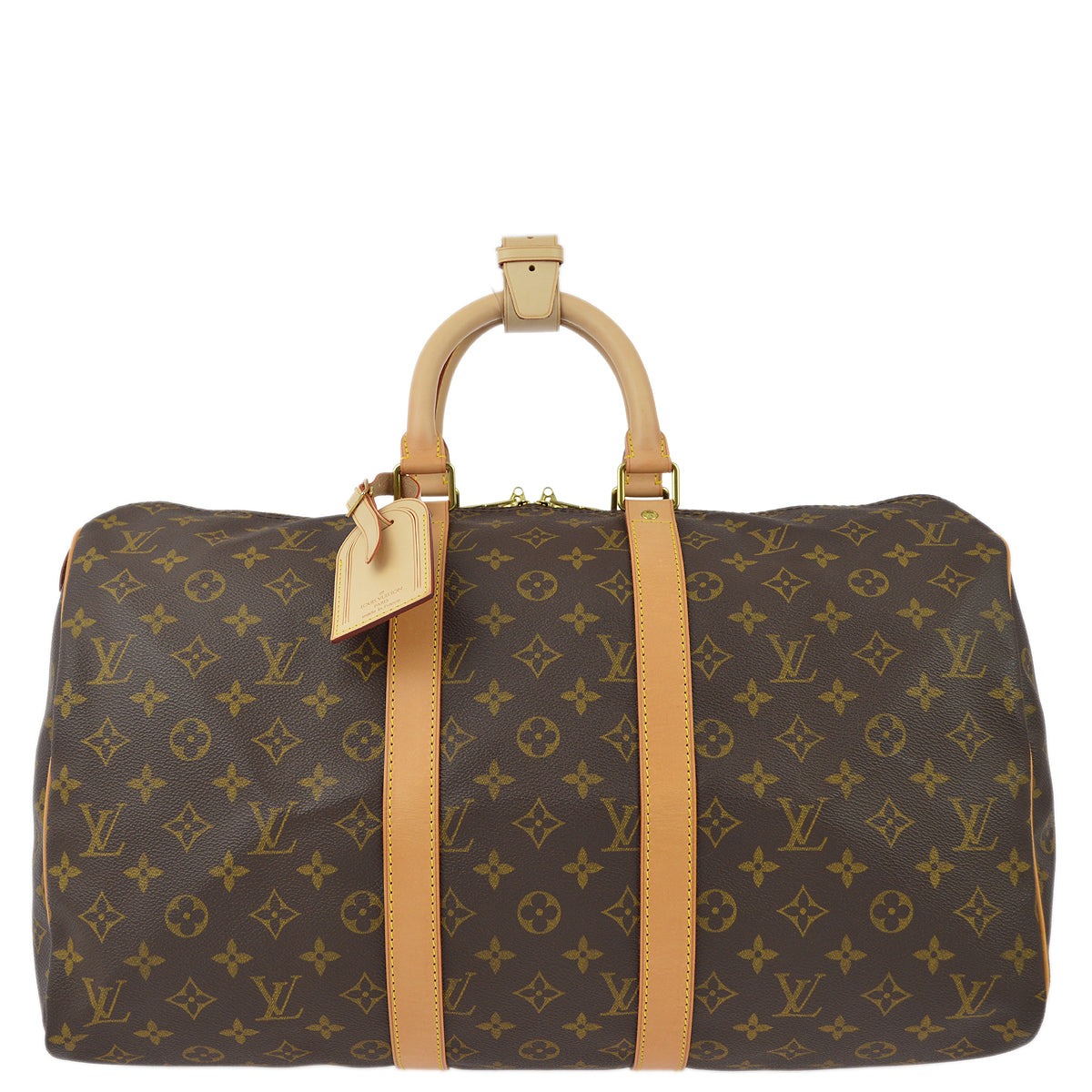 Louis Vuitton 2000 Monogram Keepall 45 Duffle Handbag M41428