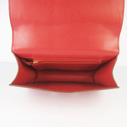 Hermes Constance Cowskin Leather Bag H017 red golden