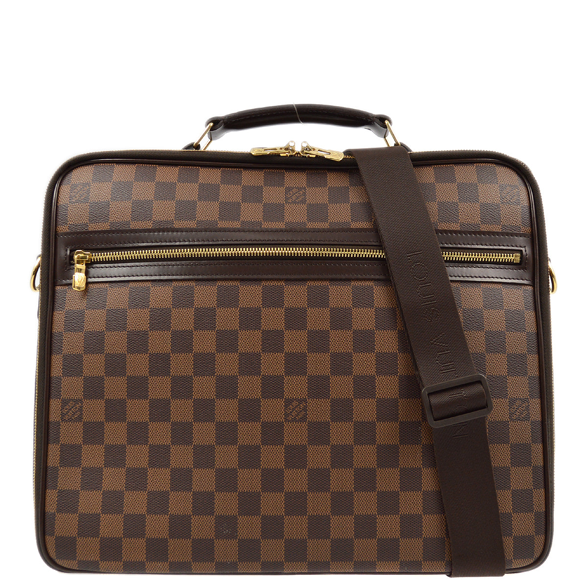 Louis Vuitton 2008 Damier Porte Ordinateur Tours Sabana Handbag N53355