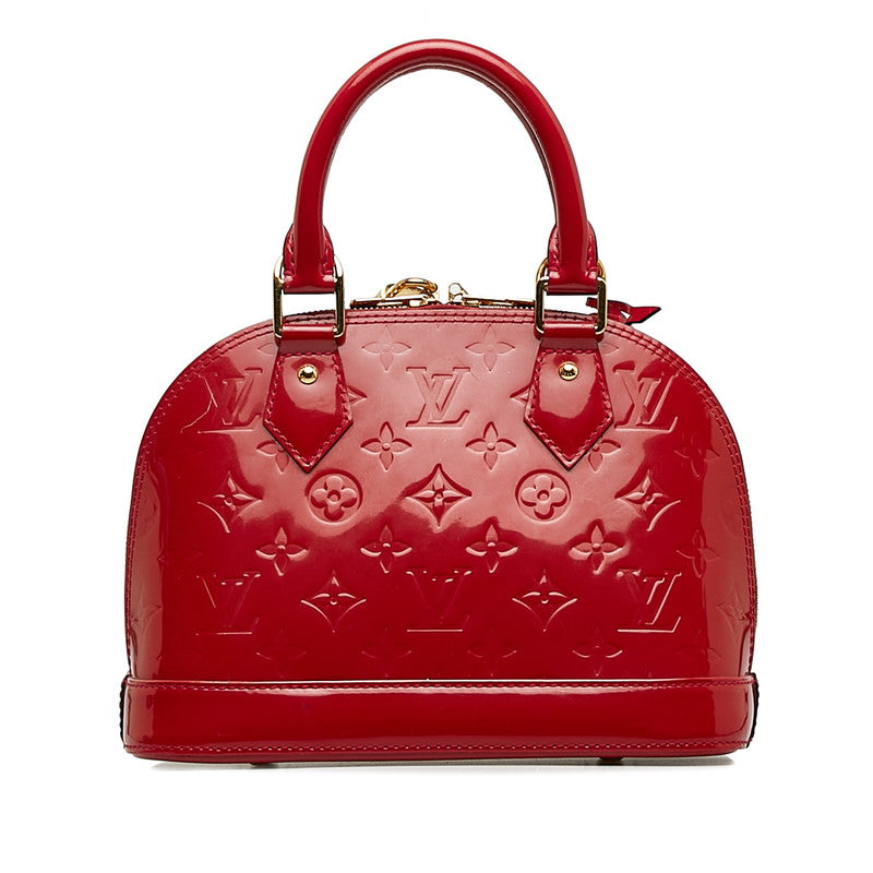 LOUIS VUITTON Alma BB in Monogram Vernis Red M91771