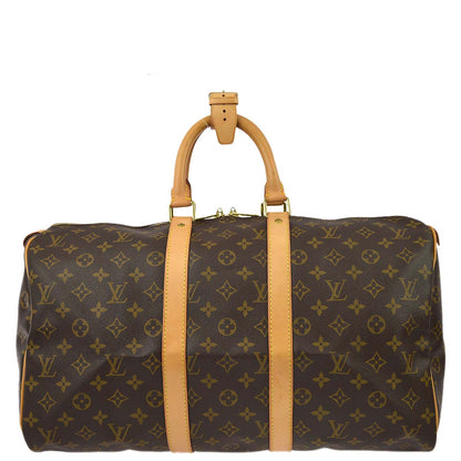 Louis Vuitton 2004 Monogram Keepall 45 Duffle Handbag M41428