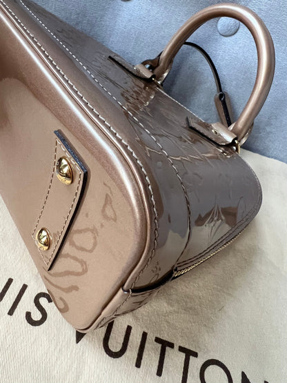 Louis Vuitton Alma Gold Vernis Patent Leather (RRP £1590)