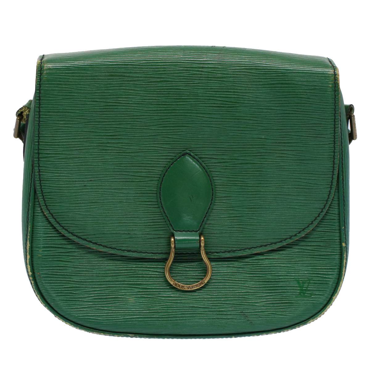 LOUIS VUITTON Epi Saint Cloud GM Shoulder Bag Green M52194 LV Auth 54543