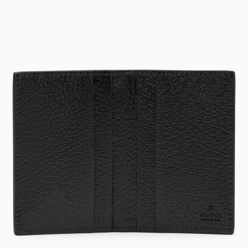 Gucci Black Leather Card Holder Men