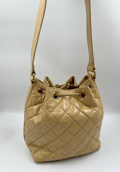 Chanel Quilted Bucket Bag