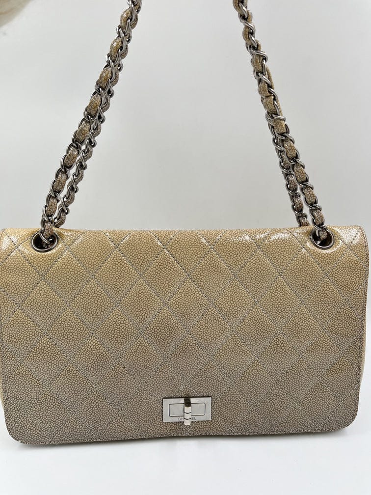 Chanel 2.55 Patent Caviar Bag