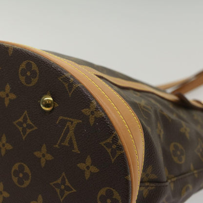 LOUIS VUITTON Monogram Bucket GM Shoulder Bag M42236 LV Auth 55235