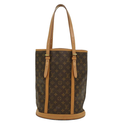 LOUIS VUITTON Monogram Bucket GM Shoulder Bag M42236 LV Auth 55235