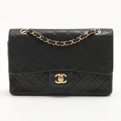 Chanel Black Leather Timeless shoulder Bag